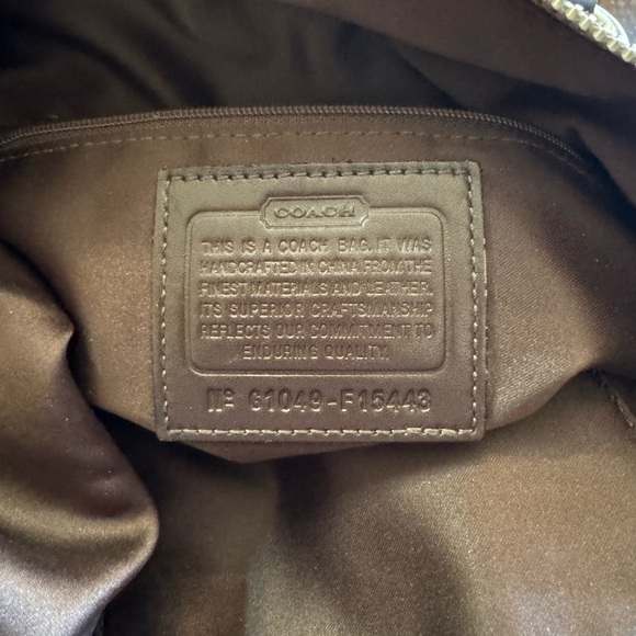 Coach Ashley Signature Satin Satchel Bag - Picture 5 of 7